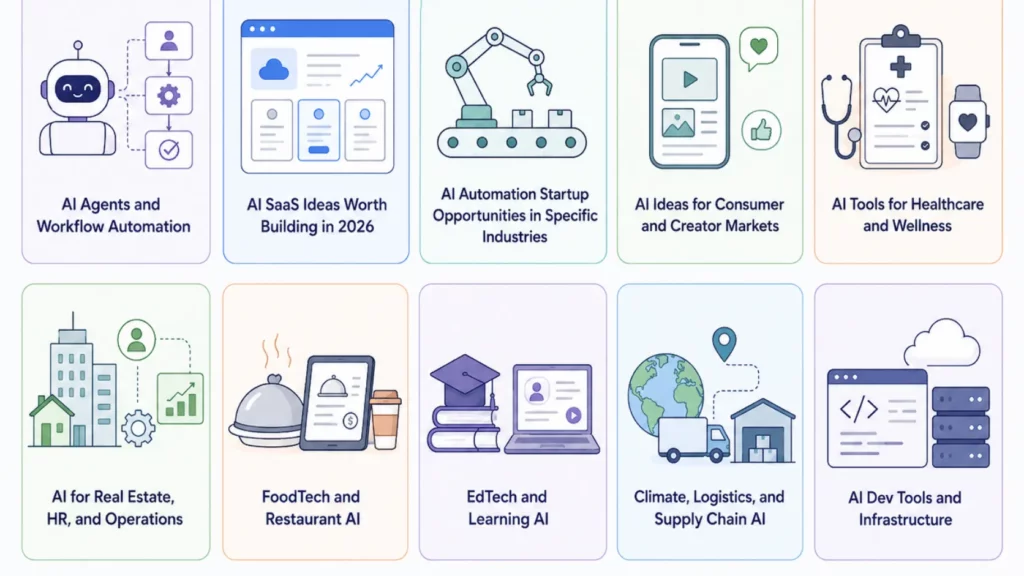50 AI Startup Ideas Worth Building in 2026 (With Market Analysis)